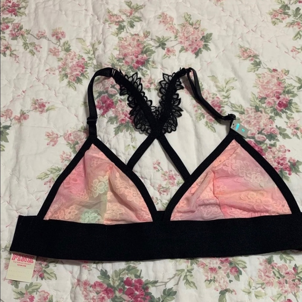 vs pink bralette